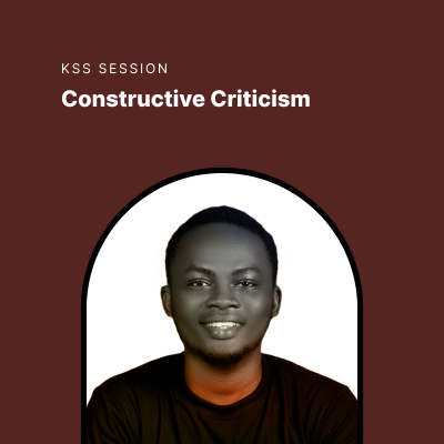 Constructive Criticism 1