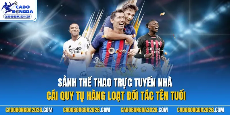 Sảnh thể thao trực tuyến nhà cái quy tụ hàng loạt đối tác tên tuổi